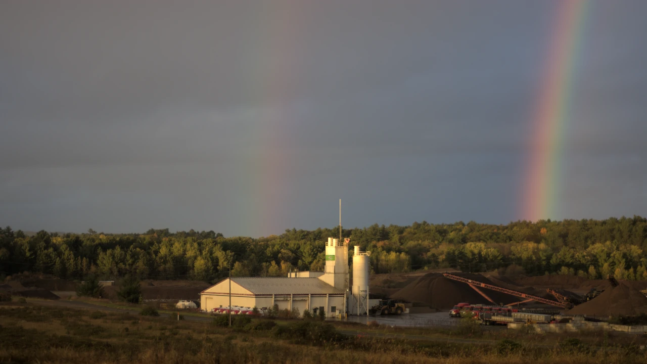 double rainbows right before the seasons changed (October 2023.